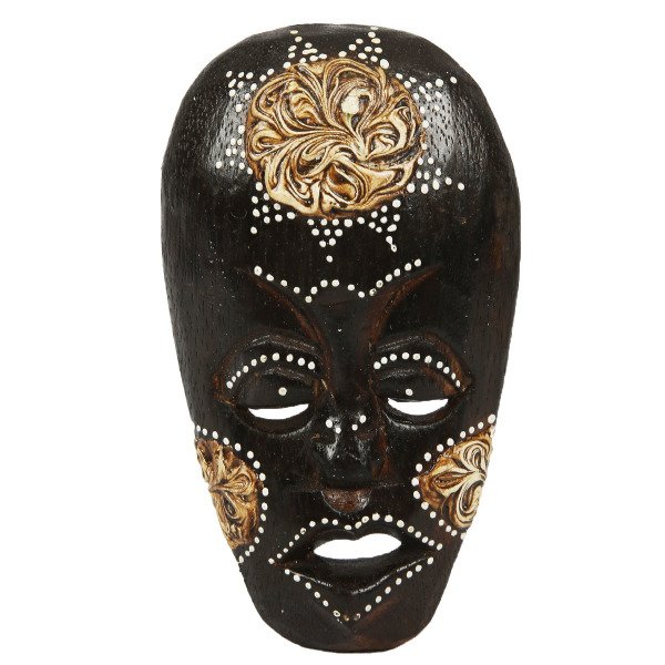 AHŞAP İŞLEMELİ MASK  16 CM