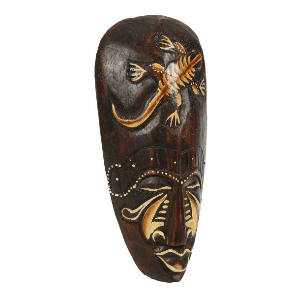 AHŞAP İŞLEMELİ MASK  20 CM