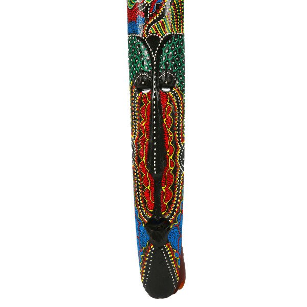 AHŞAP ABORJİN DESENLİ MASK                                        100 CM
