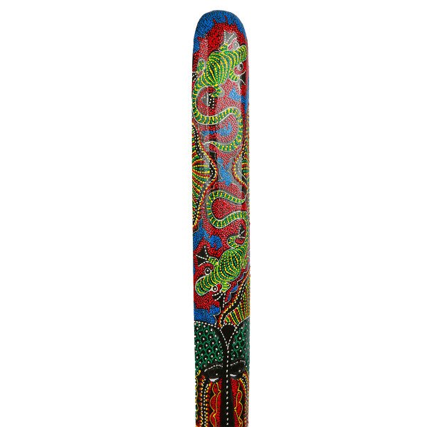 AHŞAP ABORJİN DESENLİ MASK                                        100 CM