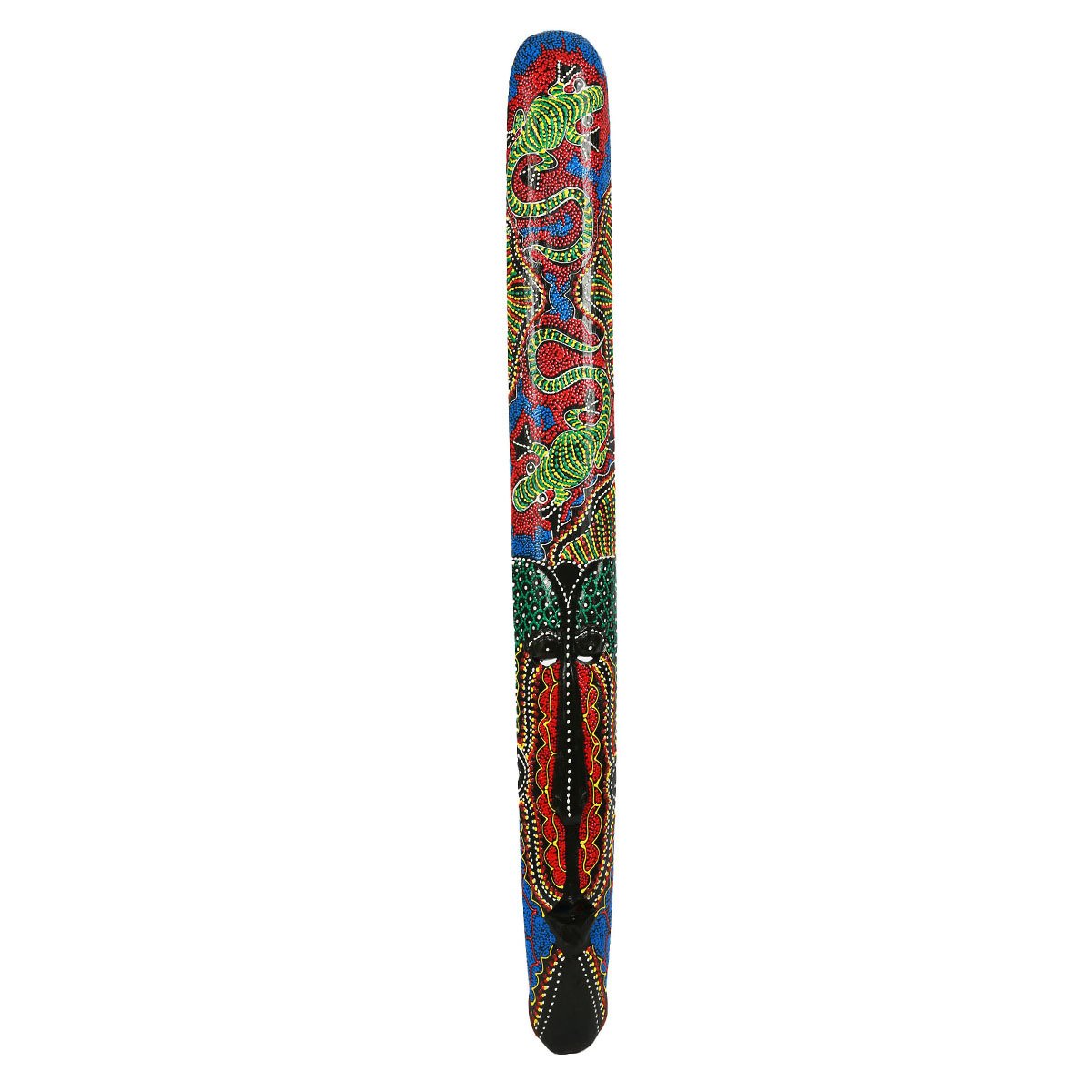 AHŞAP ABORJİN DESENLİ MASK                                        100 CM