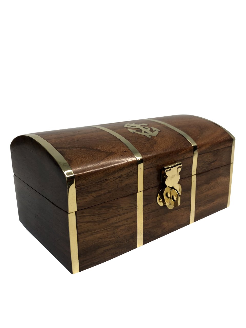 AHŞAP EL YAPIMI KİLİTLİ SANDIK KUMBARA 14*8.5*6CM