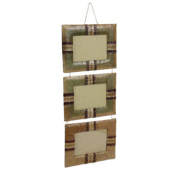 3'LÜ YAPRAKLI PAPİRUS ÇERÇEVE 18*24 CM