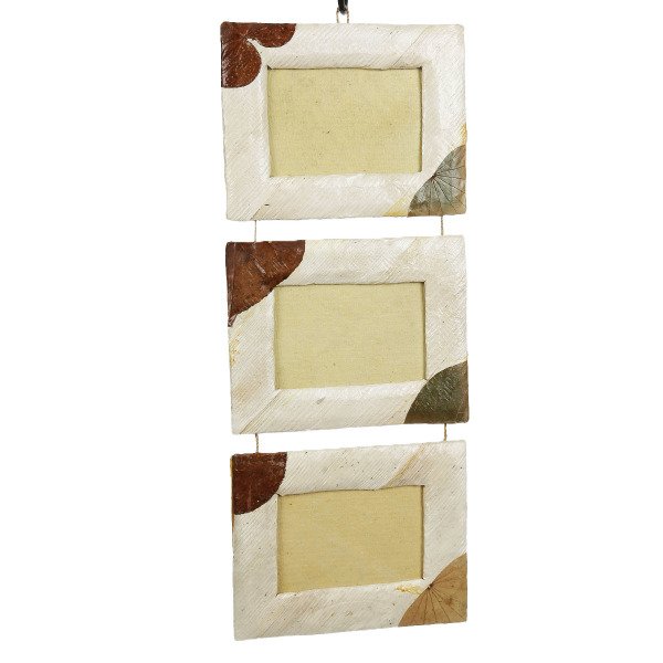 3'LÜ YAPRAKLI PAPİRUS ÇERÇEVE 18*24 CM