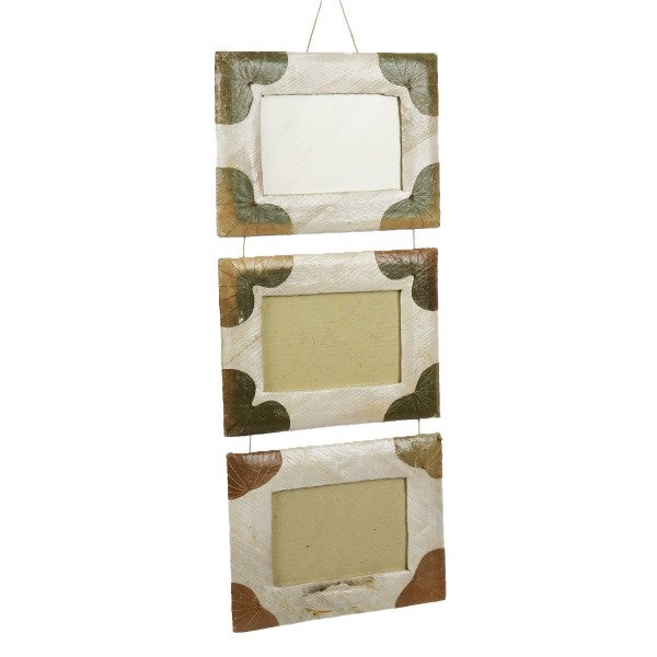 3'LÜ YAPRAKLI PAPİRUS ÇERÇEVE 18*24 CM