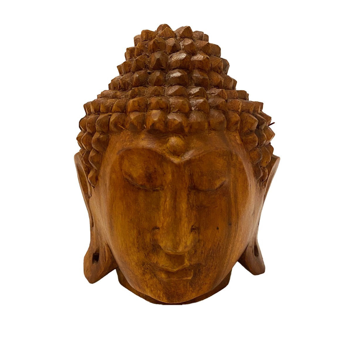 MİNDİ AĞACI EL YAPIMI BUDDHA KAFASI 16CM