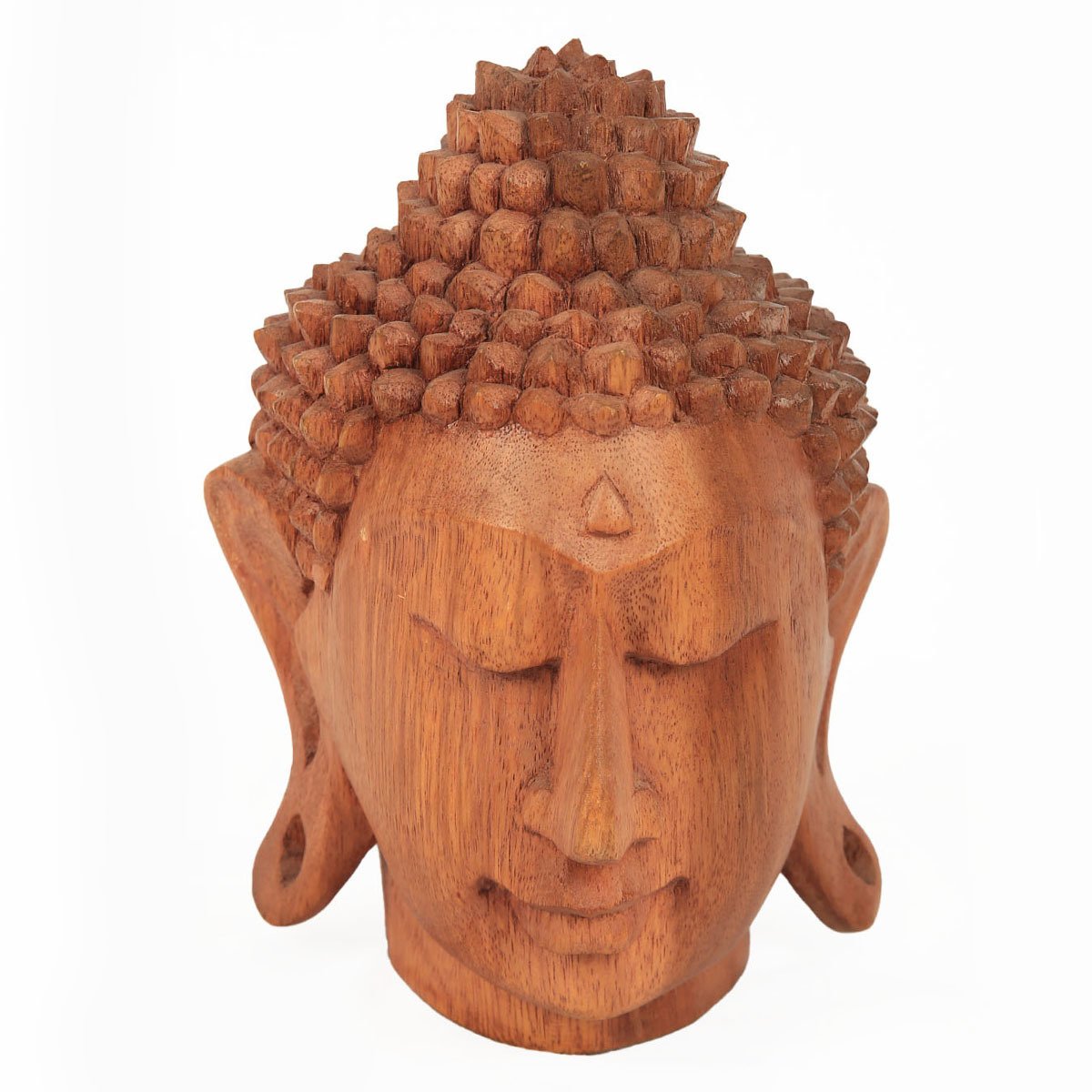 MİNDİ AĞACI EL YAPIMI BUDDHA KAFASI 26 CM