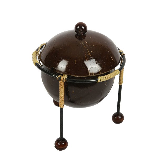 COCONAT KAPAKLI AYAKLI ŞEKERLİK 15*15 CM
