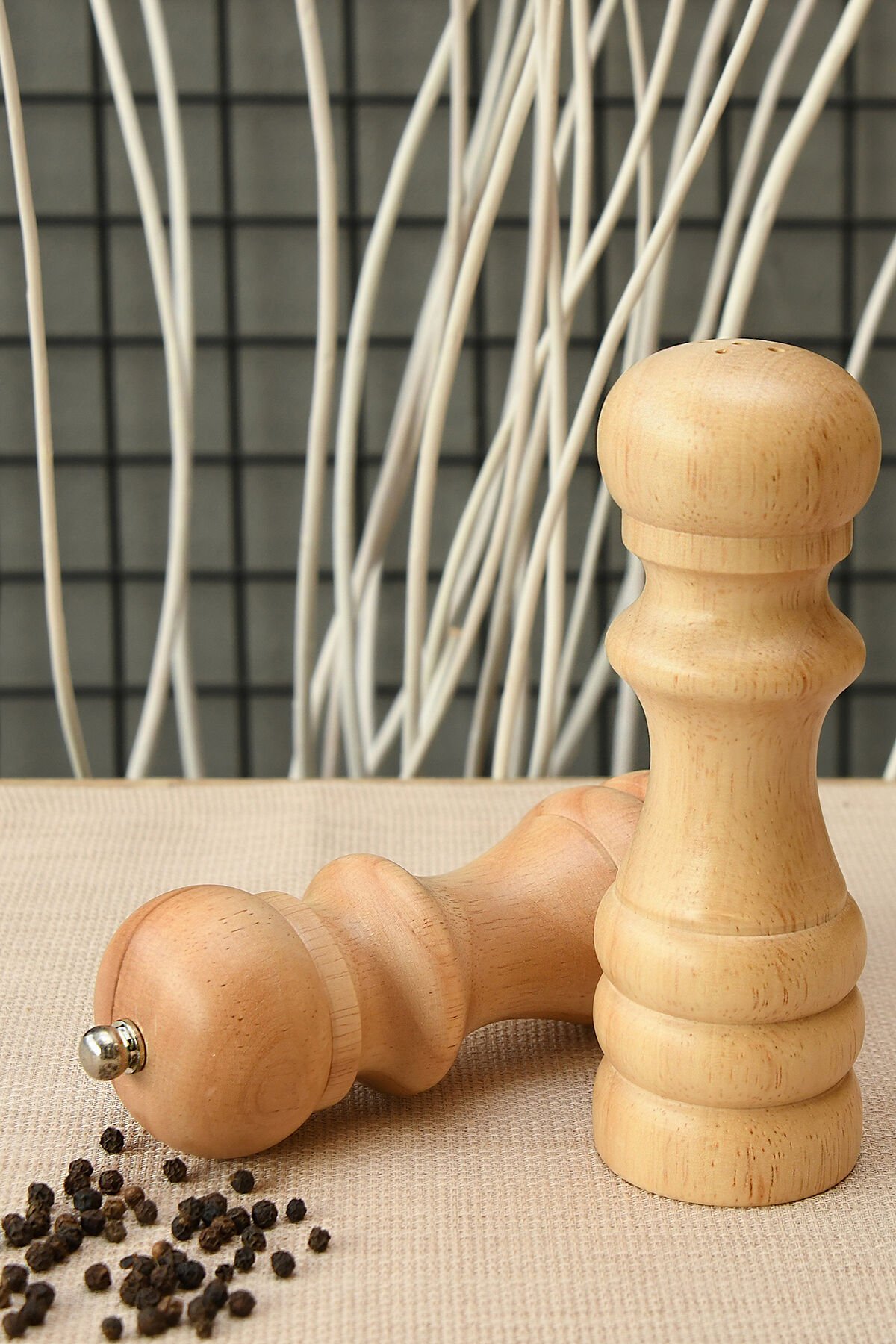 BAMBU 2'Lİ DEĞİRMEN TUZLUK/BİBERLİK 16CM