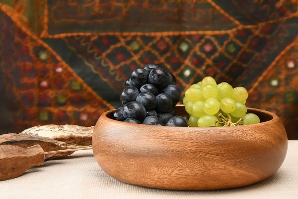 AKASYA EL YAPIMI YUVARLAK KASE/ ÇEREZLİK /SERVİS VE SUNUMLUK 20*20*5CM
