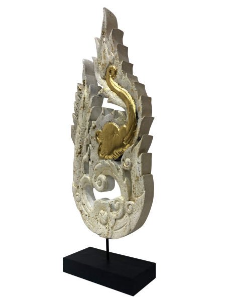 AHŞAP EL YAPIMI FİL DESENLİ STANDLI PANEL  60*24CM