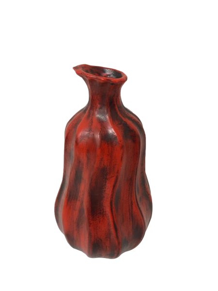 BORDO  VAZO KÜÇÜK BOY 31CM