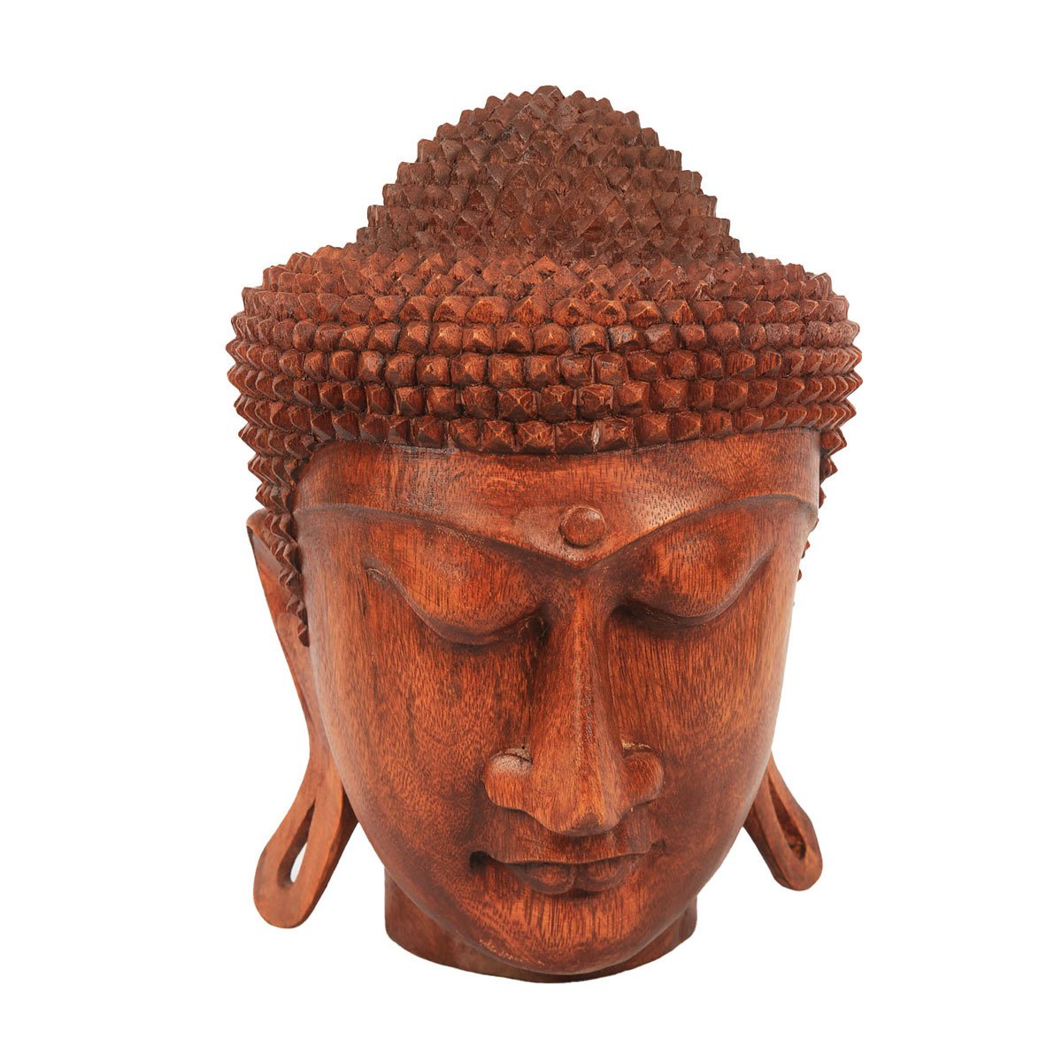 MİNDİ AĞACI EL YAPIMI BUDDHA KAFASI 35CM