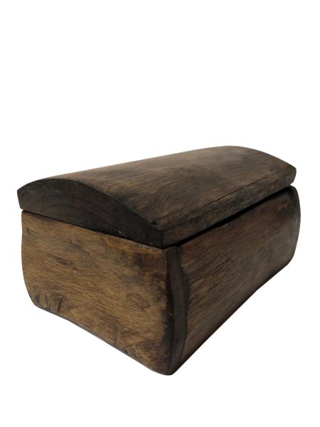 TEAK AĞACINDAN EL YAPIMI DEKORATİF ÇOK AMAÇLI KUTU 16*9*6 CM