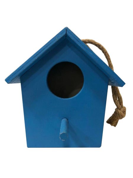 AHŞAP EL YAPIMI KUŞ YUVASI / BAHÇE AKSESUARI 19*18*14CM