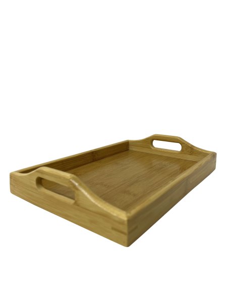 BAMBU DİKDÖRTGEN TEPSİ 28*19*5CM