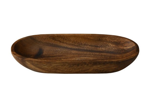 AKASYA AĞACI EL YAPIMI WD6156 OVAL ÇEREZLİK 15,5*7,5CM