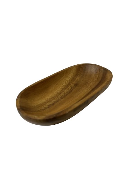 AKASYA AĞACI EL YAPIMI WD6156 OVAL ÇEREZLİK 15,5*7,5CM