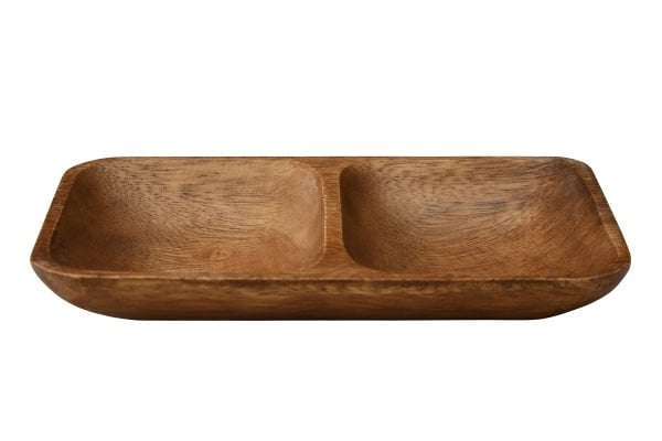 AKASYA AĞACI EL YAPIMI 2 BÖLMELİ ÇEREZLİK WD6122 19,5*12CM