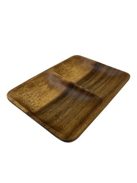 AKASYA AĞACI EL YAPIMI 2 BÖLMELİ ÇEREZLİK WD6122 19,5*12CM