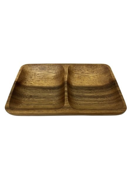 AKASYA AĞACI EL YAPIMI 2 BÖLMELİ ÇEREZLİK WD6122 19,5*12CM